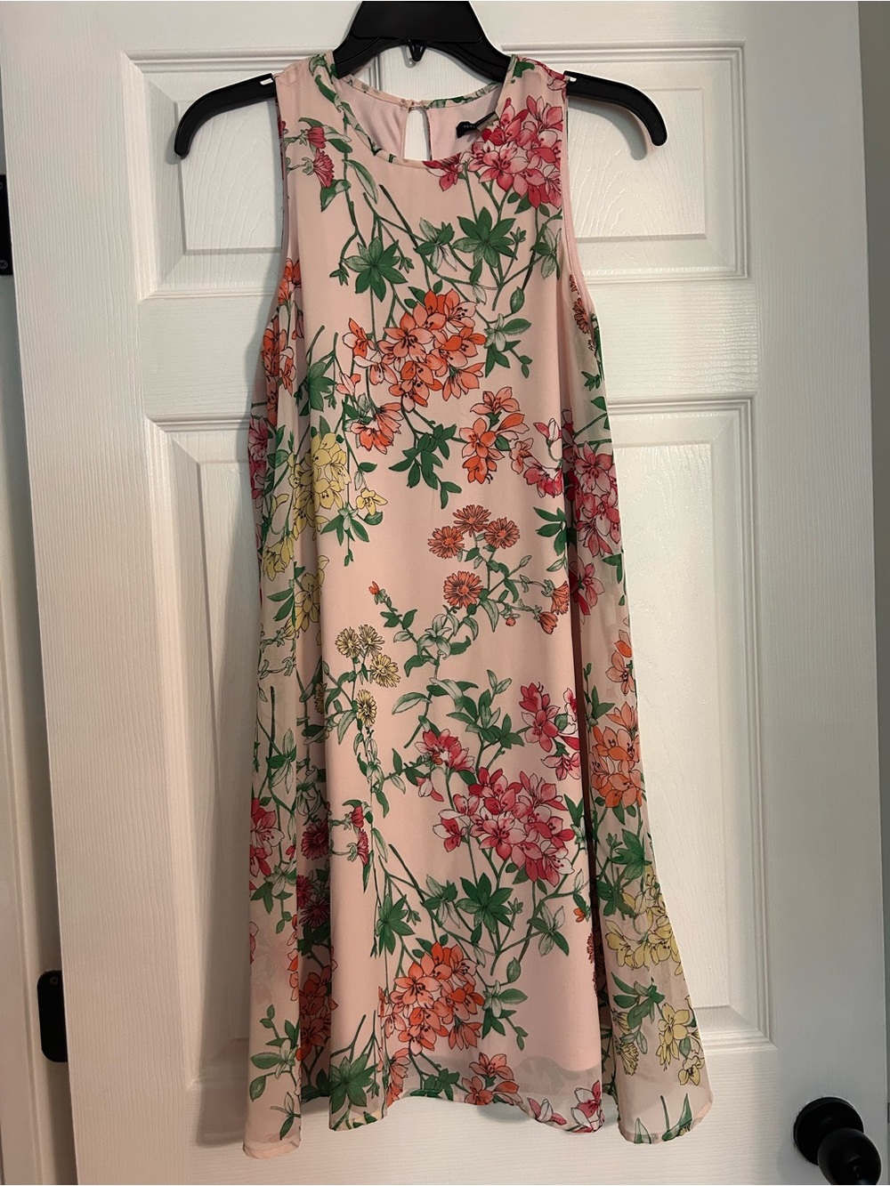 Tommy Hilfiger Pink Floral Sleeveless Mini Dress